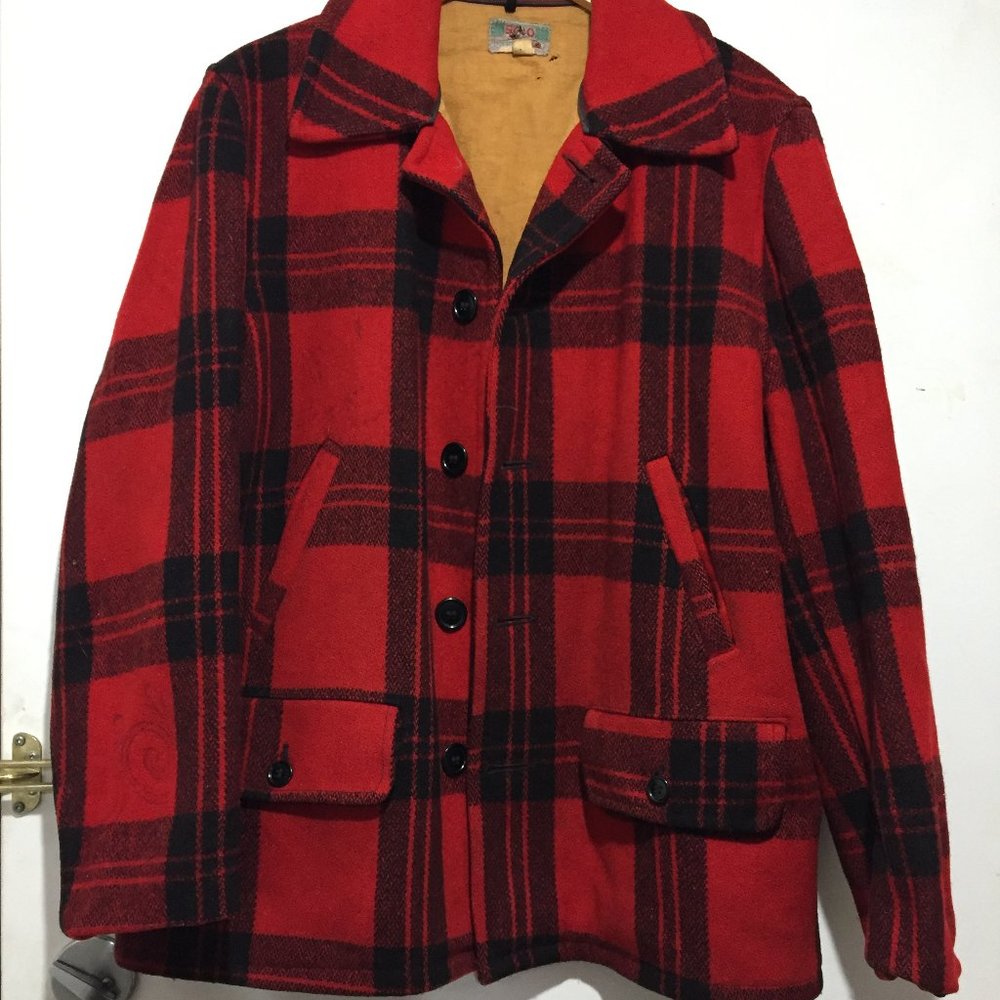 VINTAGE SOO WOOLEN MILLS PLAID JACKETS SIZE 42